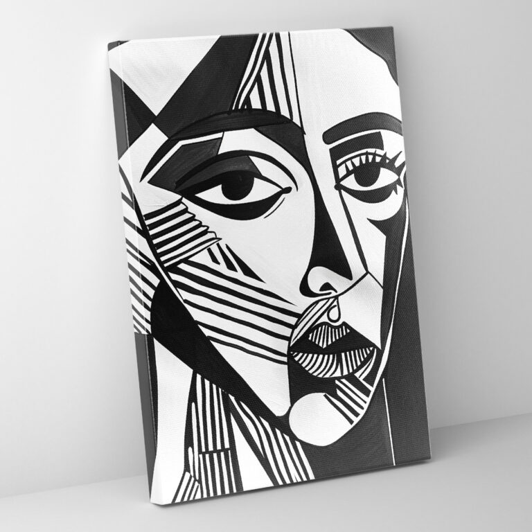 Picasso Inspired Cubism Wall Art - Cubism, Canvas, Home Decoration, Cubism