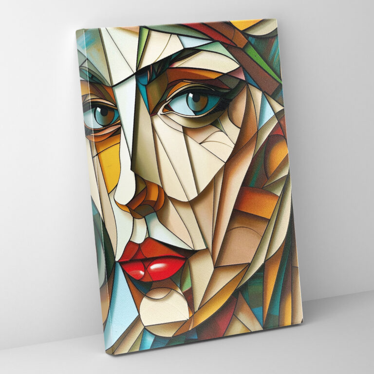 Cubism Classic Portrait Wall Art - Cubism, Canvas, Canvas Wall Art, Home Decoration