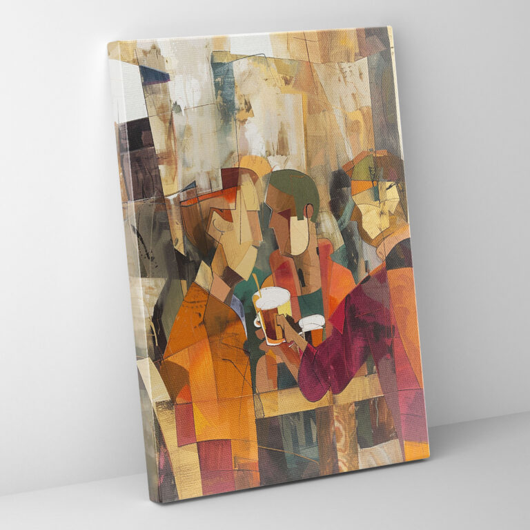 Cubism Figures Wall Art - Cubism, Canvas, Canvas Wall Art, Home Decoration