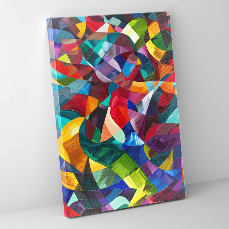 Cubism Motion Canvas Print - Cubism, Cubism, Home Decoration, Canvas Print