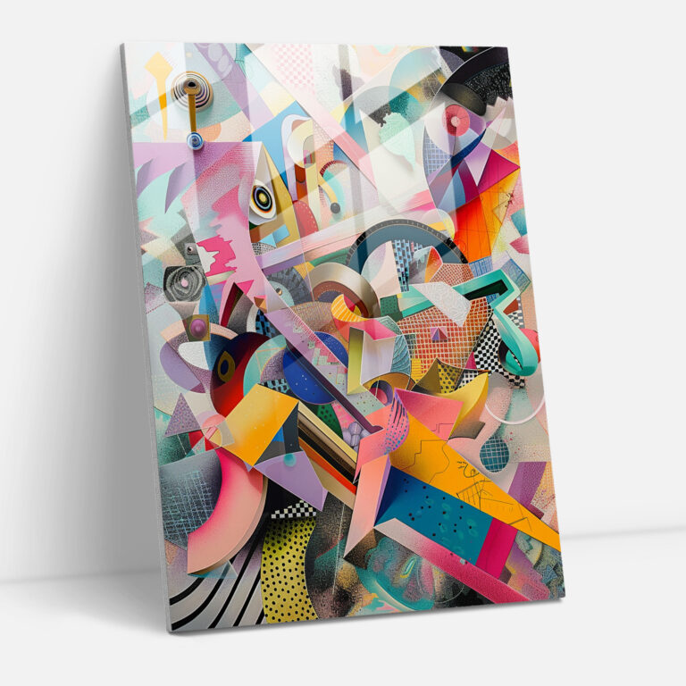 Dadaism Glass Print Home Decoration - Dadaism, Modern Art, Home Decoration, Dadaism Art Style