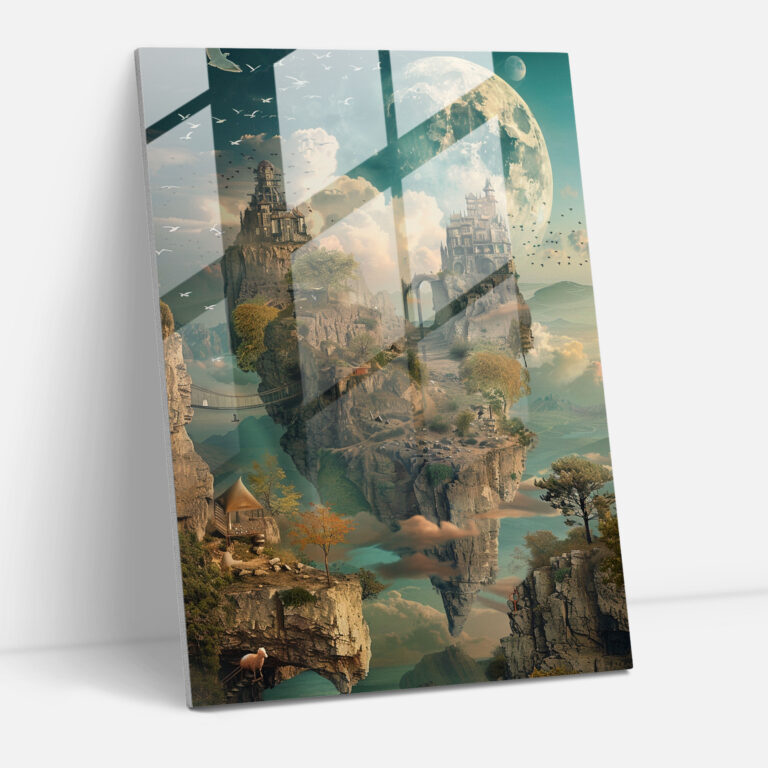 Dadaism Glass Print Modern Art - Dadaism, Modern Art, Dadaism Art Style, Glass Art
