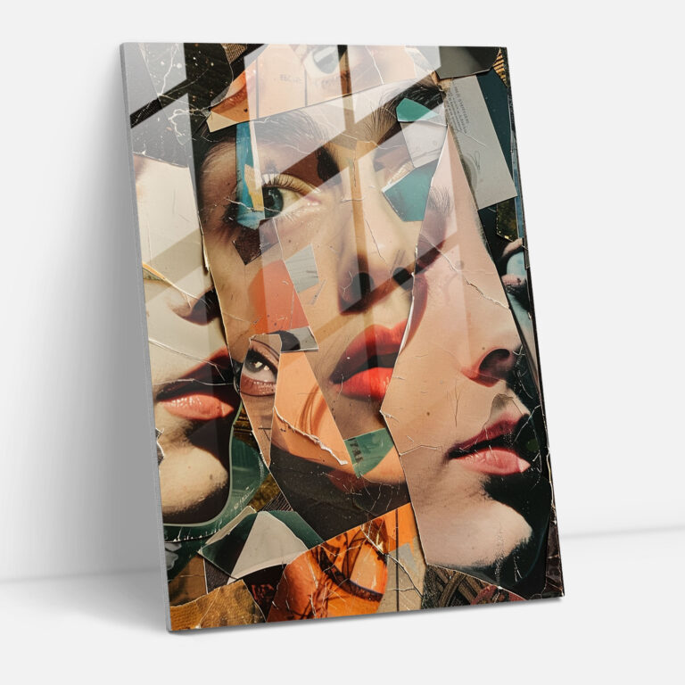Dadaism Glass Print Modern Art - Dadaism, Dadaism Art Style, Modern Art, Glass Art