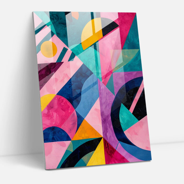 Dadaism Glass Wall Art Modern Art - Dadaism, Modern Art, Home Decoration, Glass Art