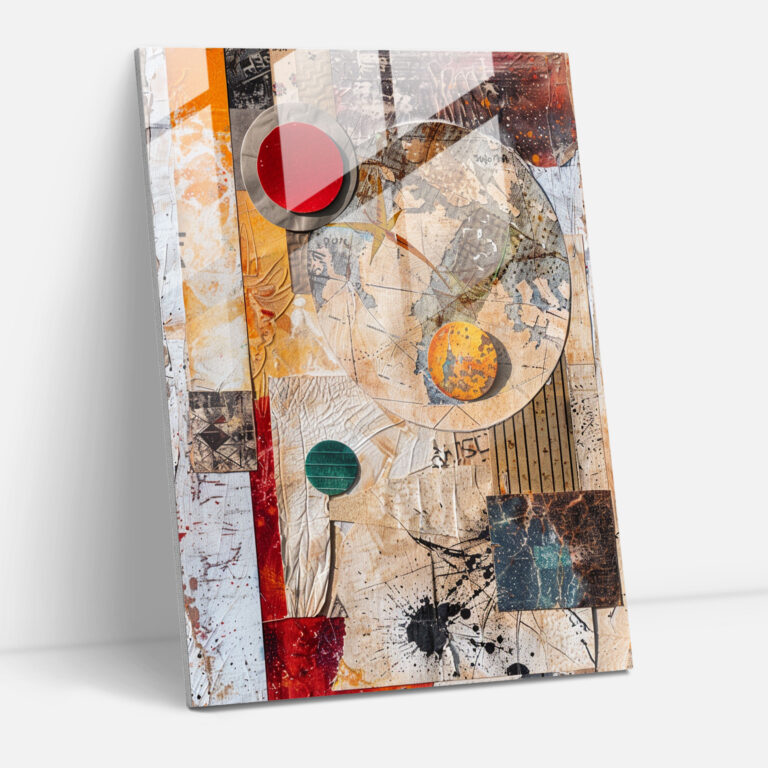 Dadaism Glass Art Wall Decoration - Dadaism, Modern Art, Glass Art, Wall Decoration