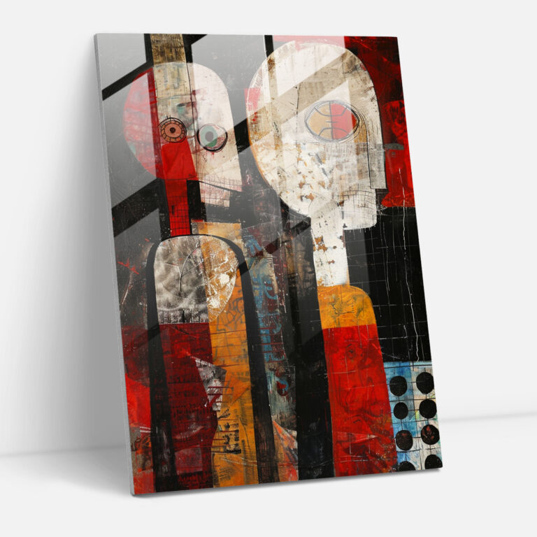 Dadaism Glass Wall Art Home Decoration - Dadaism, Dadaism, Home Decoration, Glass Wall Art