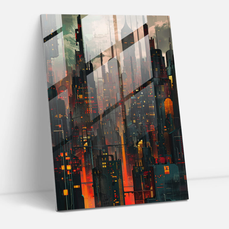 Dadaism Glass Art Wall Decoration - Dadaism, Glass Art, Modern Art, Dadaism