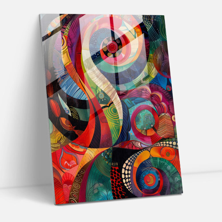 Dadaism Glass Print Wall Decoration - Dadaism, Wall Decoration, Dadaism, Modern Art