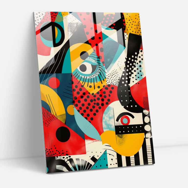 Dadaism Glass Art - Striking Patterns - Dadaism, Modern Art, Wall Decoration, Glass Art