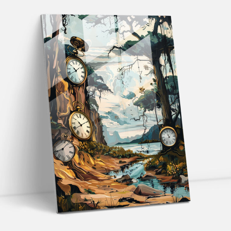Surreal Dadaism Glass Art - Dadaism, Wall Decoration, Glass Wall Art, Glass Print