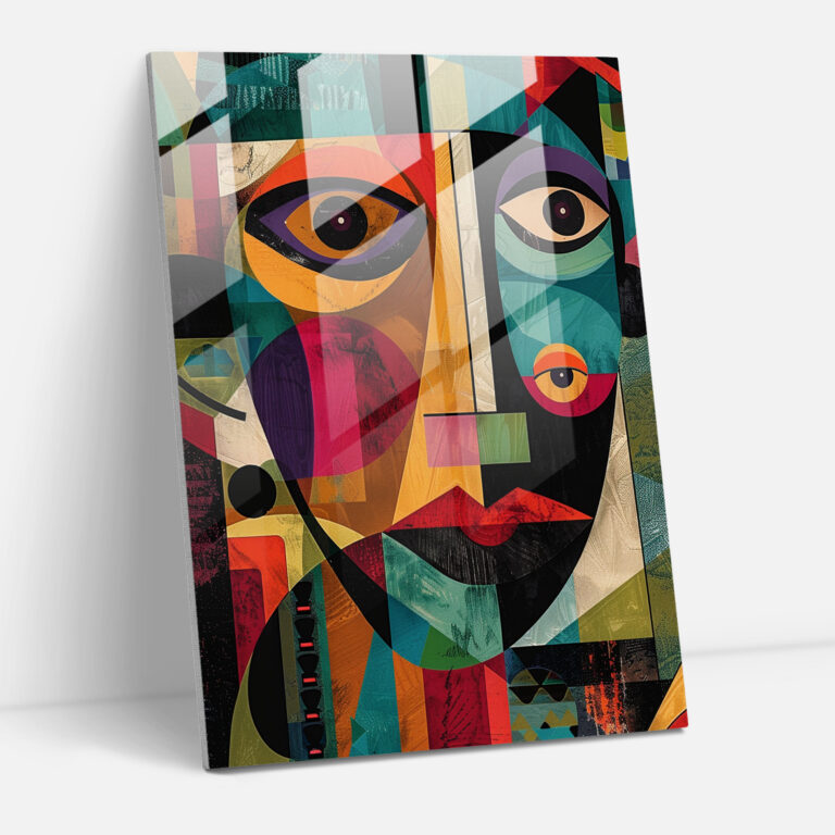 Dadaism Modern Art - Dadaism, Glass Print, Modern Art, Dadaism Art Style