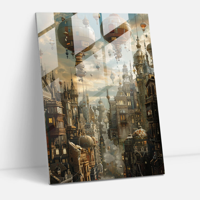 Dadaism Wall Decoration - Surreal Cityscape - Dadaism, Modern Art, Dadaism, Home Decoration