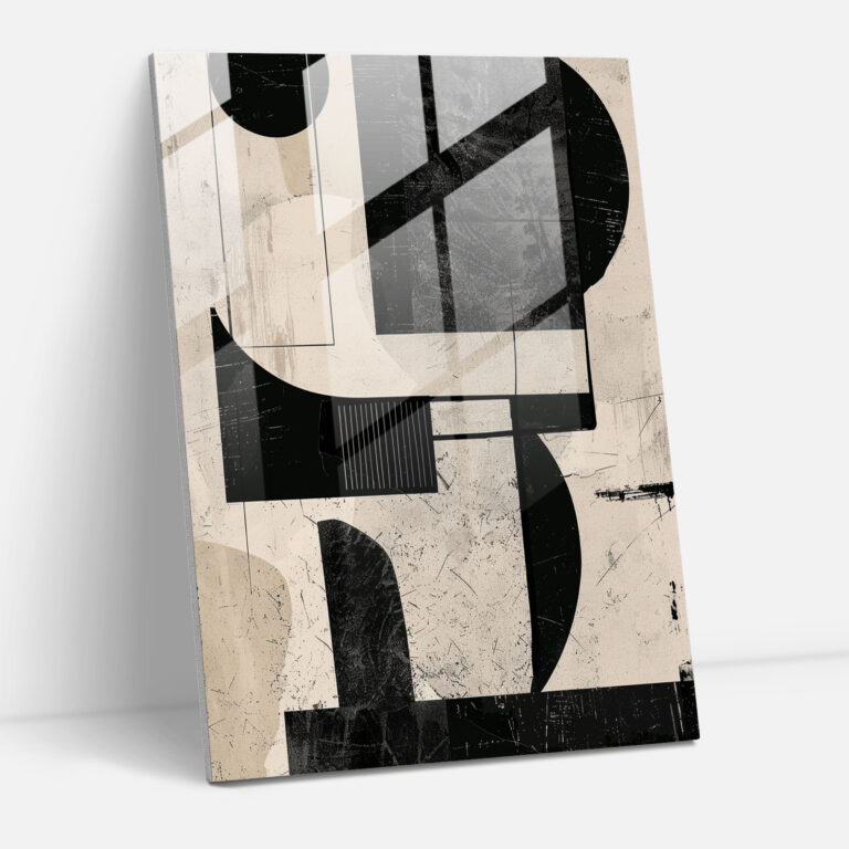 Dadaism Wall Decoration - Monochrome Abstract - Dadaism, Modern Art, Wall Decoration, Dadaism