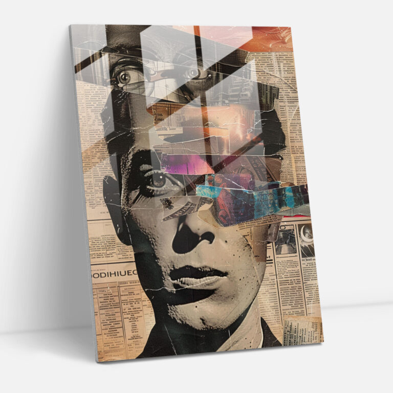 Dadaism Glass Wall Art Wall Decoration - Dadaism, Glass Wall Art, Dadaism Art Style, Wall Decoration