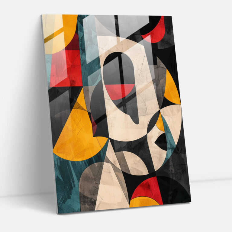Dadaism Glass Wall Art Modern Art - Dadaism, Glass Wall Art, Modern Art, Dadaism Art Style