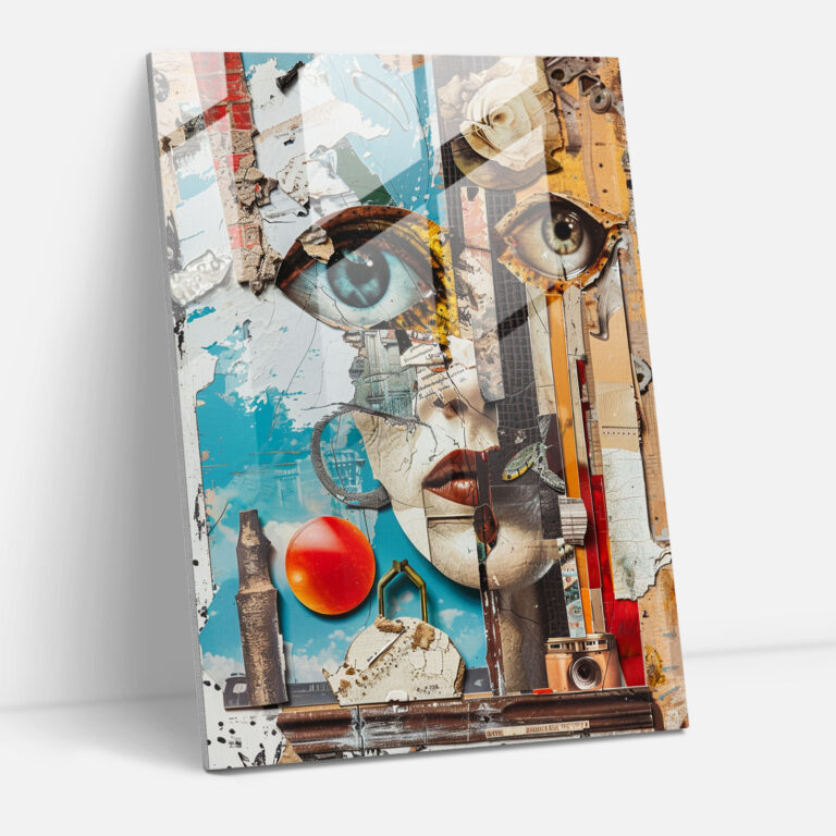 Dadaism Glass Print Wall Decoration - Dadaism, Glass Art, Modern Art, Dadaism