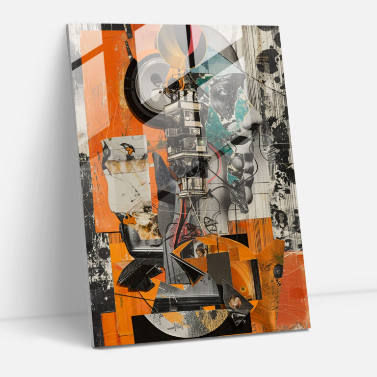 Dadaism Glass Art Wall Decoration - Dadaism, Glass Art, Dadaism Art Style, Wall Decoration