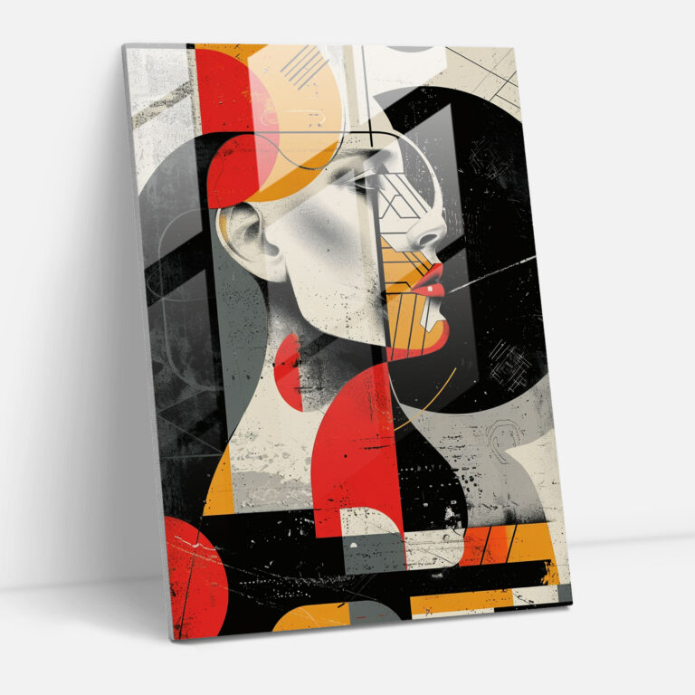 Dadaism Glass Print Wall Art - Dadaism, Glass Print, Wall Decoration, Modern Art
