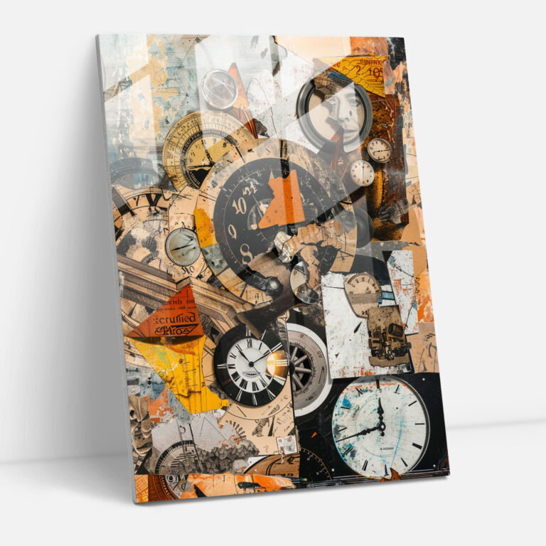 Dadaism Glass Print Home Decoration - Dadaism, Wall Decoration, Glass Wall Art, Glass Print