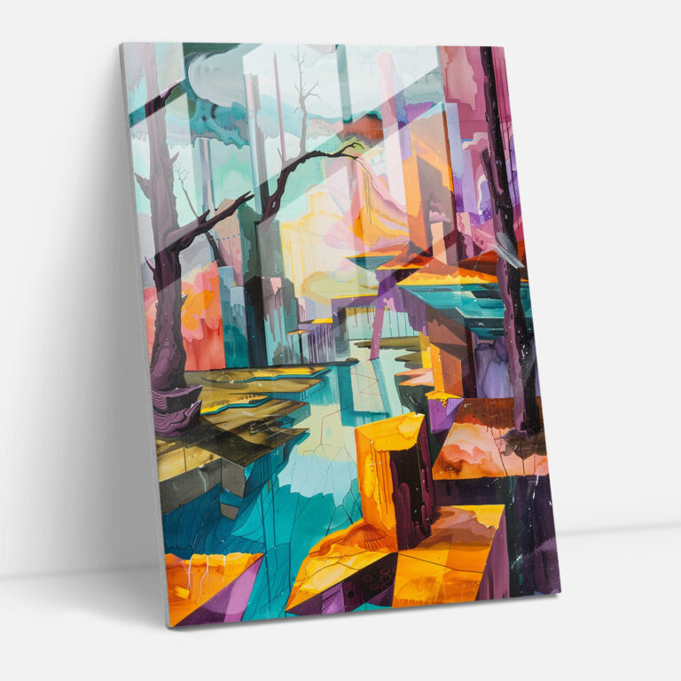 Surreal Dadaism Glass Wall Art - Dadaism, Wall Decoration, Dadaism, Modern Art