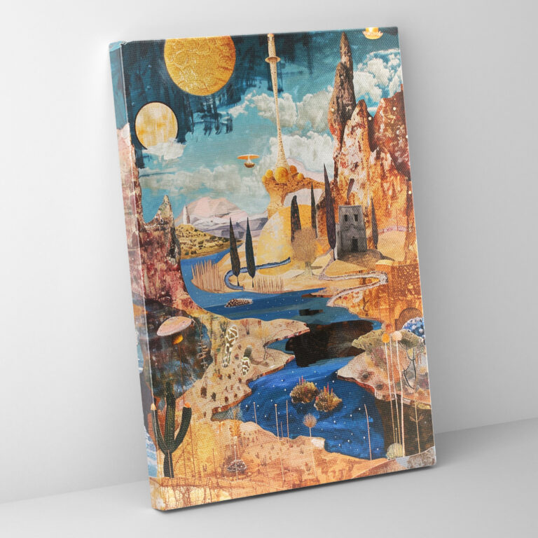 Dadaism Wall Decoration - Surreal Landscape Canvas Print - Dadaism, Wall Decoration, Canvas Print, Home Decoration