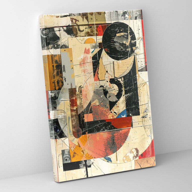 Dadaism Typography Play Canvas Print - Dadaism, Mixed Media, Canvas Print, Canvas