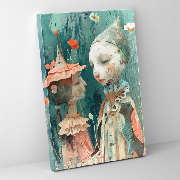 Whimsical Dadaism Canvas Print - Dadaism, Canvas, Wall Decoration, Canvas Print