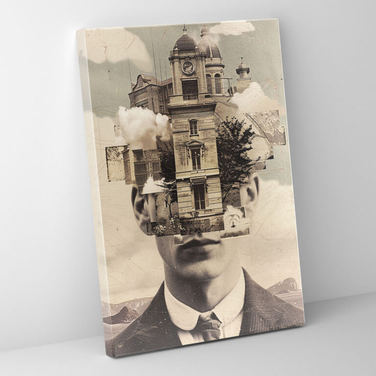 Vintage Photographs Dadaism Canvas Print - Dadaism, Canvas Print, Wall Art, Home Decoration