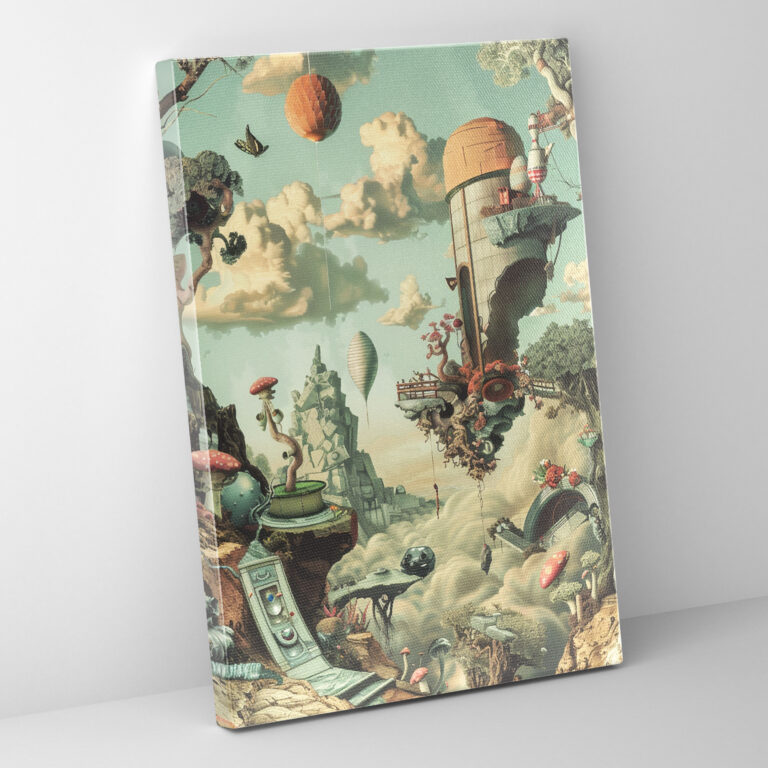 Dreamlike Landscapes Dadaism Wall Decoration - Dadaism, Canvas, Wall Decoration, Wall Art