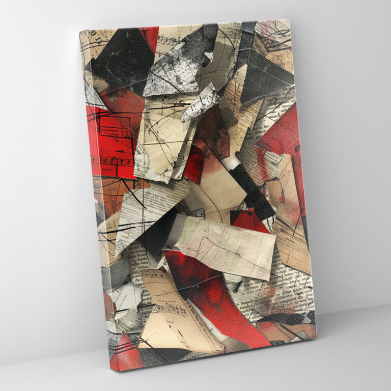 Dadaism Text Fragment Canvas Print - Dadaism, Home Decoration, Wall Decoration, Wall Art