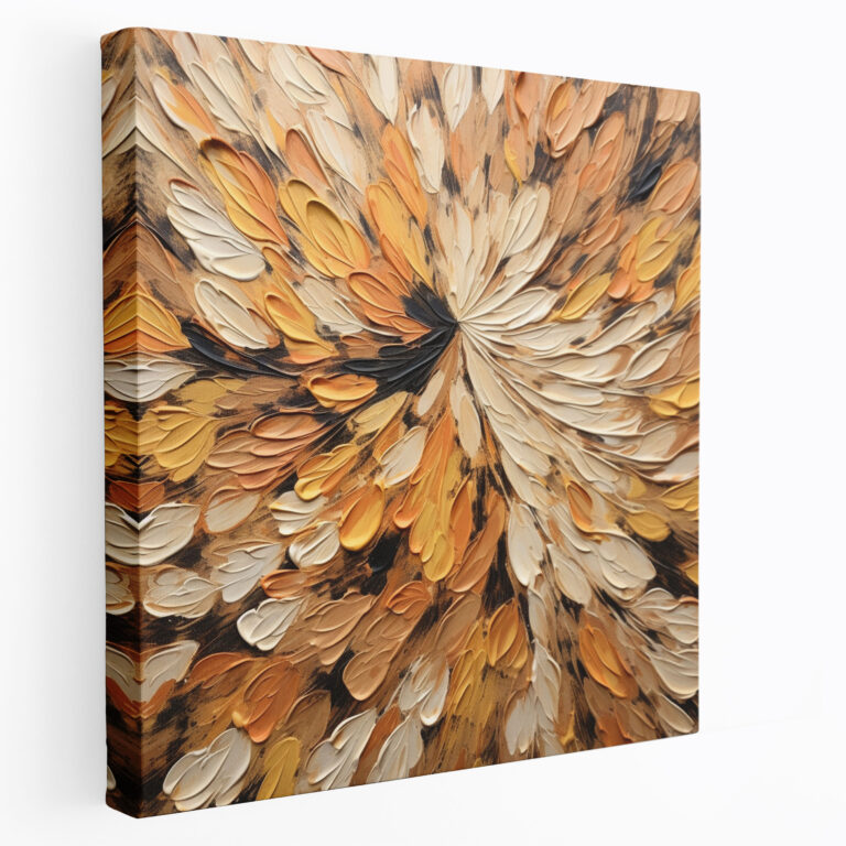Abstract Dry Flower Canvas Art - Dry Flower, Wall Decoration, Dry Flower, Movement