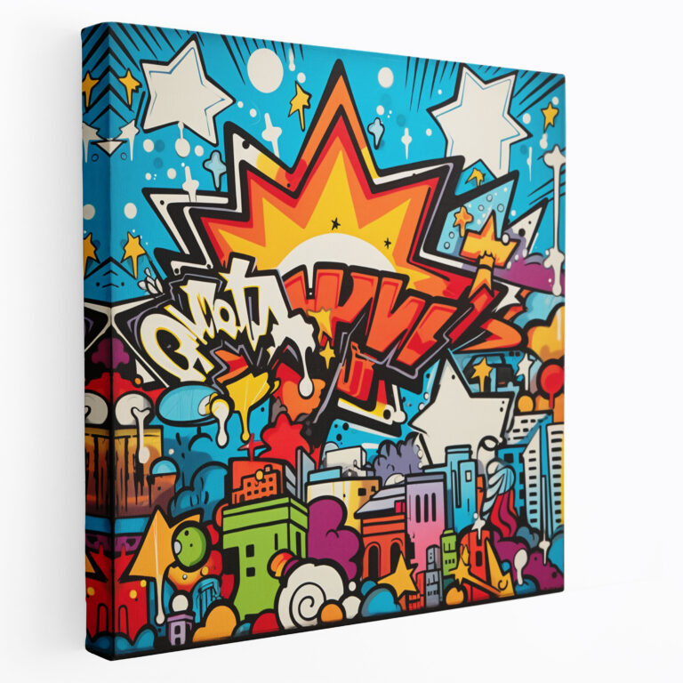 Dope Graffiti Canvas Print - Dope, Retro Pop Art, Graffiti, Canvas