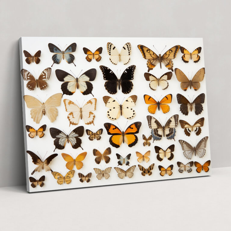Dried Butterflies Photorealistic Collection Canvas Print Art - Dried Butterflies, Dried Butterflies Photorealistic Collection, Wall Art, Canvas Print