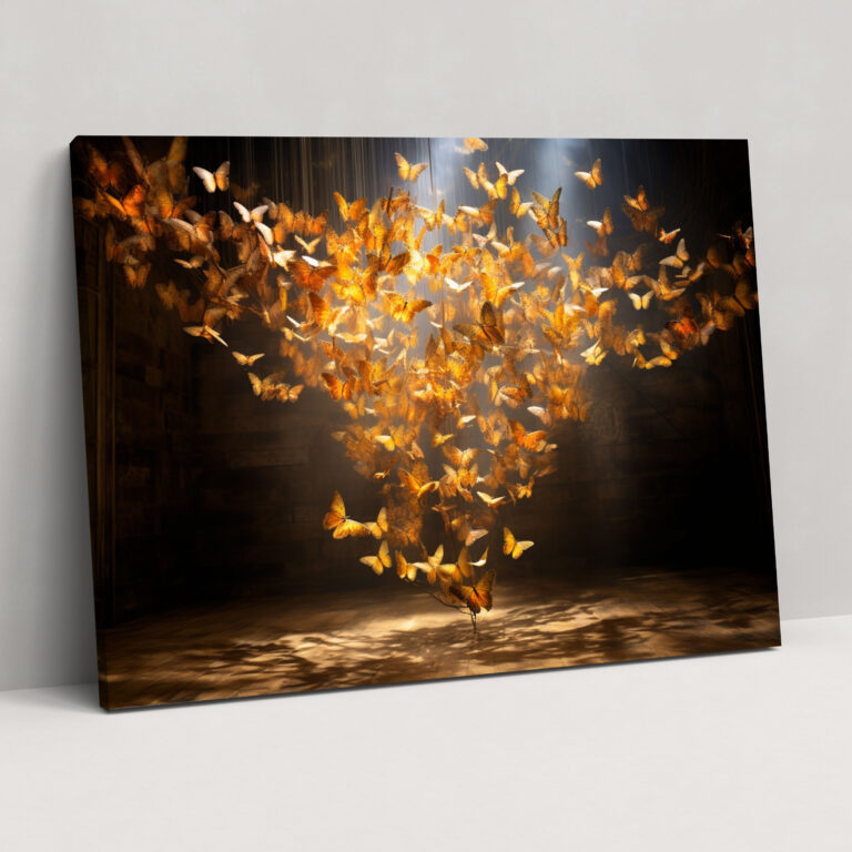 Dried Butterflies Photorealistic Collection Wall Decoration - Dried Butterflies, Dried Butterflies Photorealistic Collection, Home Decoration, Canvas Wall Art
