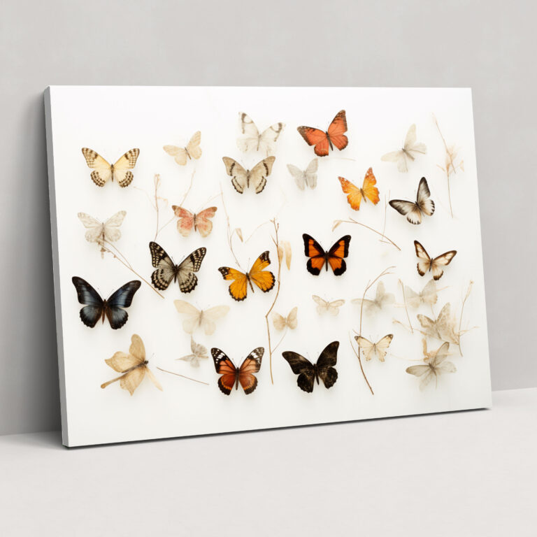 Dried Butterflies Photorealistic Collection Canvas Print - Dried Butterflies, Canvas, Dried Butterflies Photorealistic Collection, Canvas Print