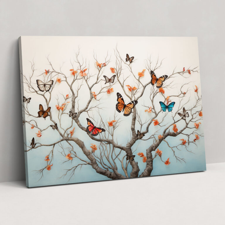 Dried Butterflies Photorealistic Collection Wall Art - Dried Butterflies, Dried Butterflies Photorealistic Collection, Canvas, Wall Decoration