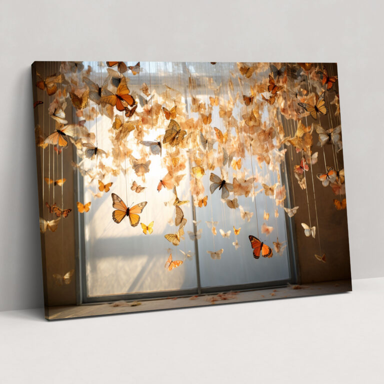 Dried Butterflies Photorealistic Collection Wall Art - Dried Butterflies, Dried Butterflies Photorealistic Collection, Wall Decoration, Canvas Wall Art