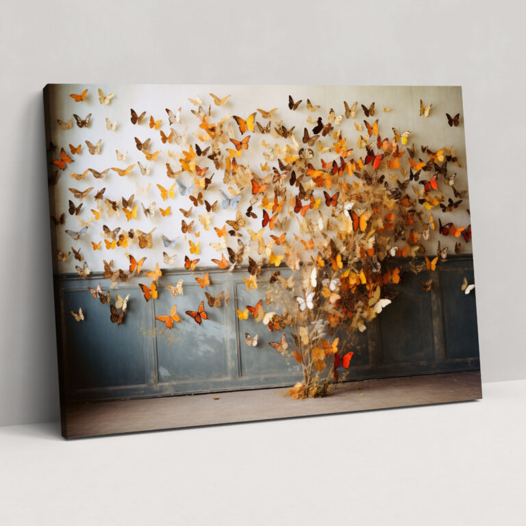 Dried Butterflies Photorealistic Collection Canvas Print - Dried Butterflies, Home Decoration, Dried Butterflies Photorealistic Collection, Canvas