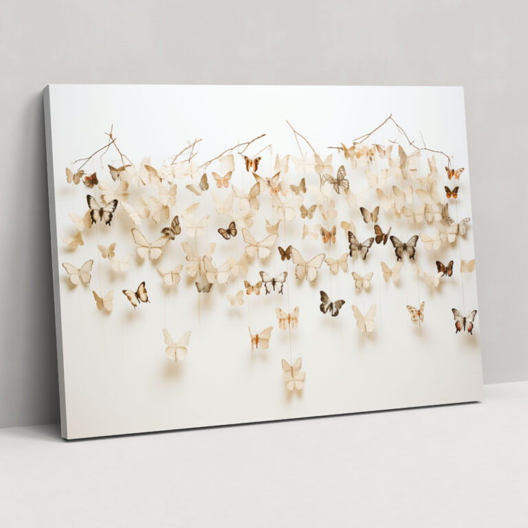 Dried Butterflies Photorealistic Collection Wall Art - Dried Butterflies, Dried Butterflies Photorealistic Collection, Serenity, Intricate Details