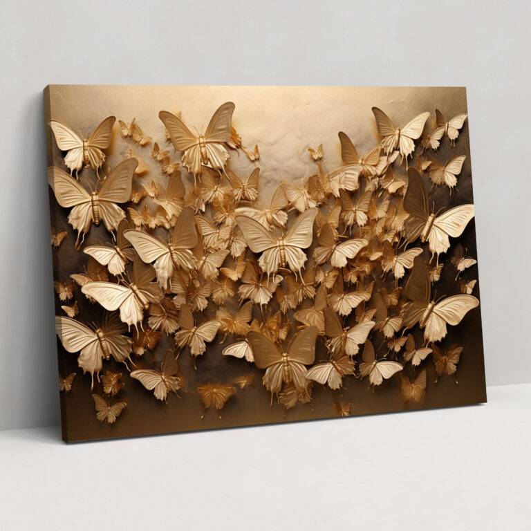 Dried Butterflies Photorealistic Collection Canvas Print - Dried Butterflies, Nature, Canvas, Canvas Print