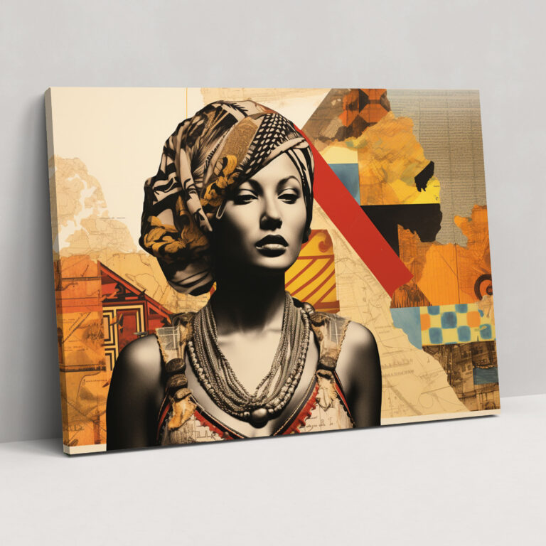World Canvas Print - Earth, Vibrant Colors, Wall Decoration, Canvas Wall Art