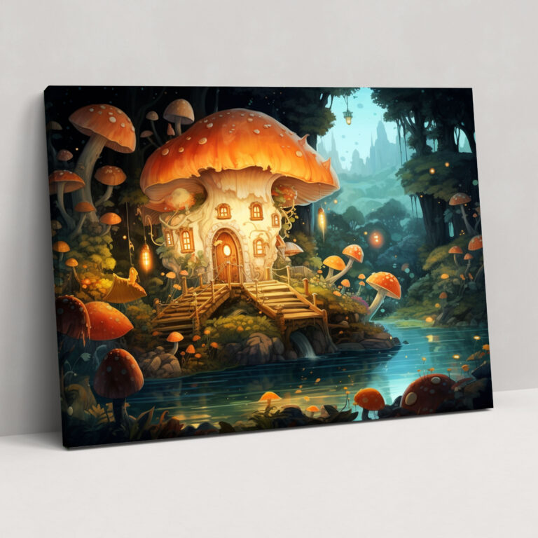 World Canvas Print - Earth, Canvas Print, Wall Art, Enchanted Creatures