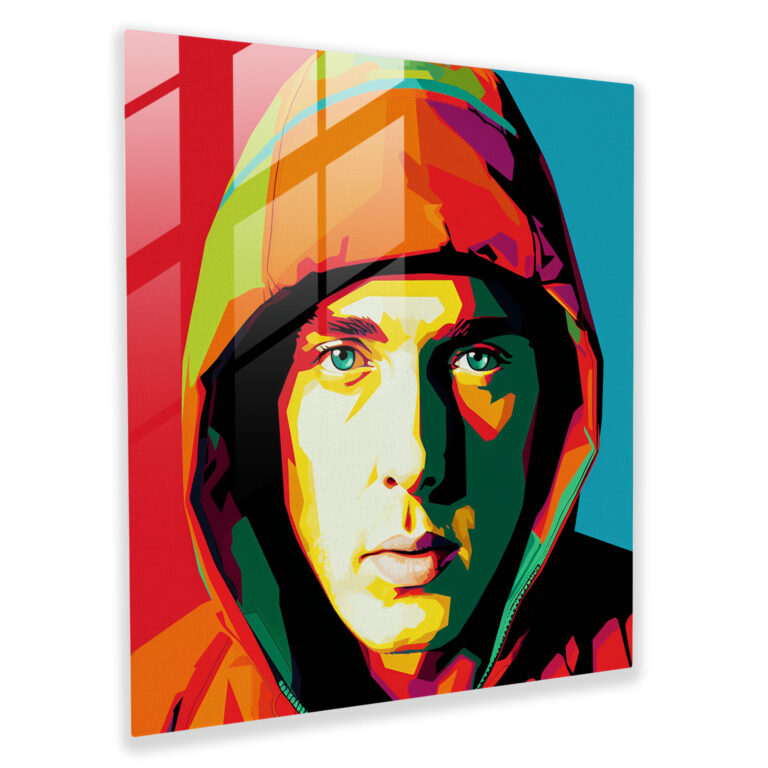 Eminem Wall Decoration - Eminem, Glass Print, Wall Decoration, Eminem
