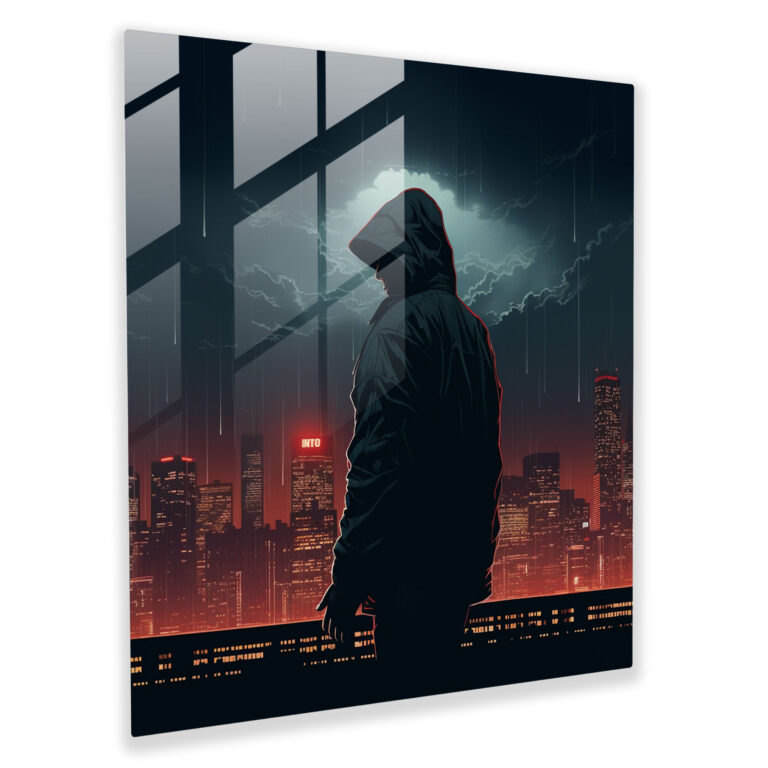 Eminem Home Decoration - Eminem, Glass Print, Determination, Home Decoration