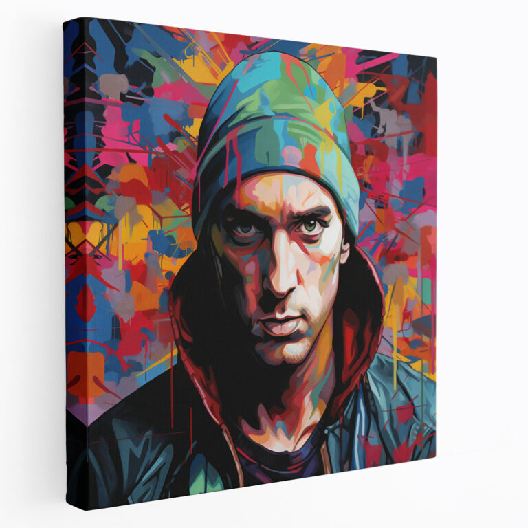 Eminem Graffiti Canvas Print - Eminem, Wall Decoration, Eminem, Canvas Print