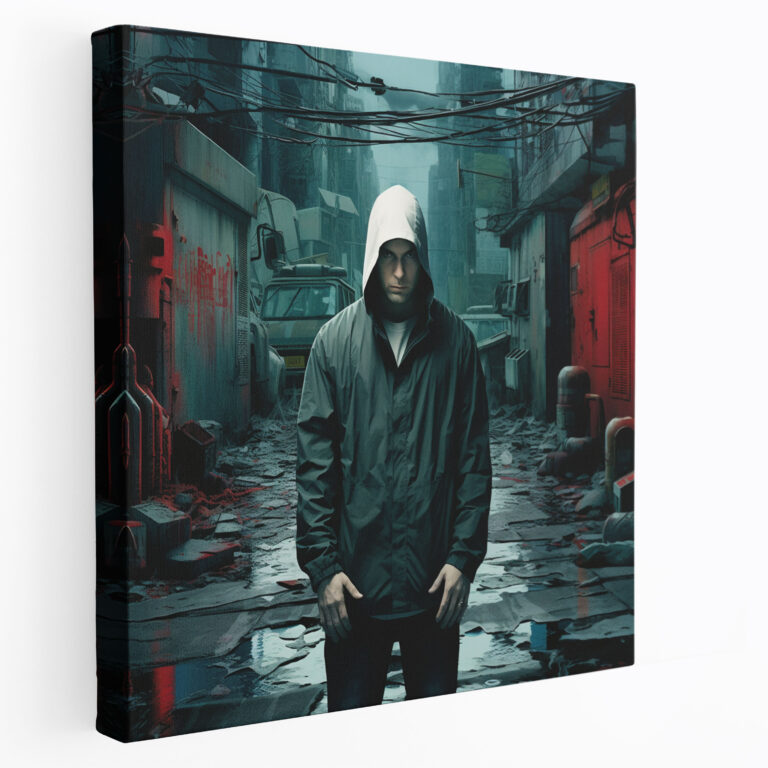 Eminem Album Cover Canvas Print - Eminem, Home Decoration, Eminem, Symbolic Imagery