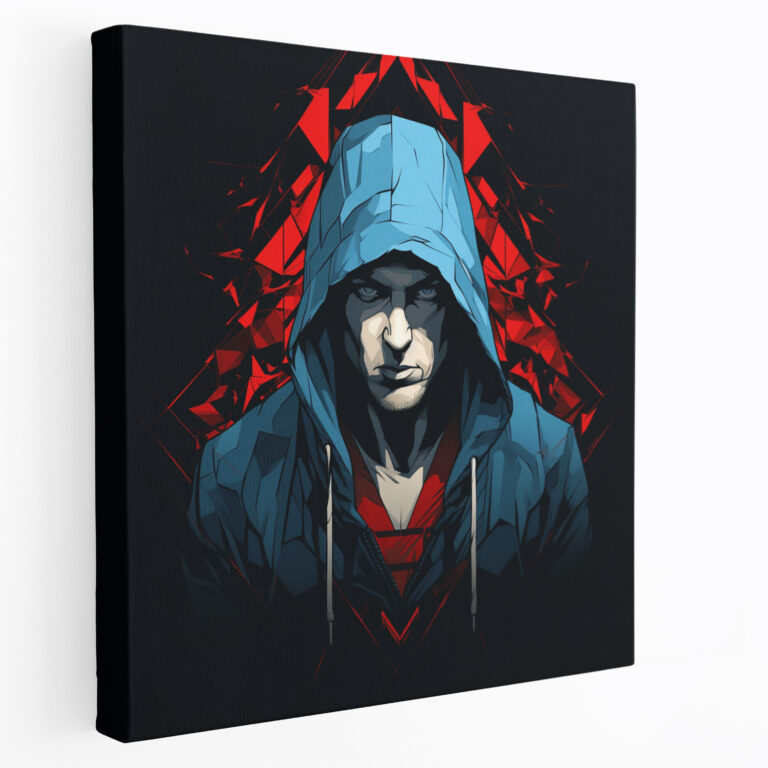 Modern Eminem Logo Wall Art - Eminem, Wall Art, Canvas Print, Wall Decoration
