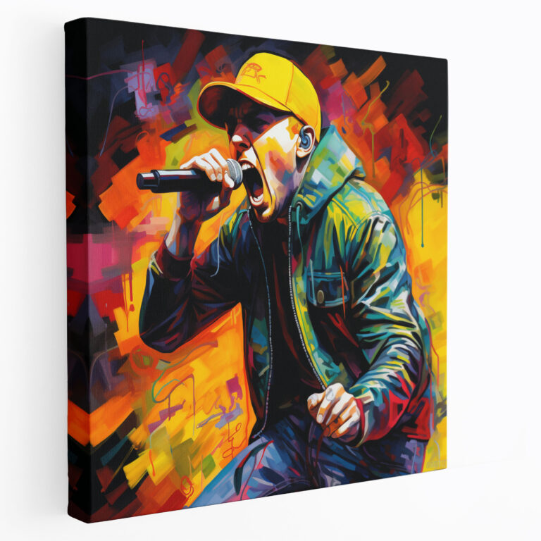 Eminem Canvas Print - Eminem, Vibrant Colors, Home Decoration, Eminem