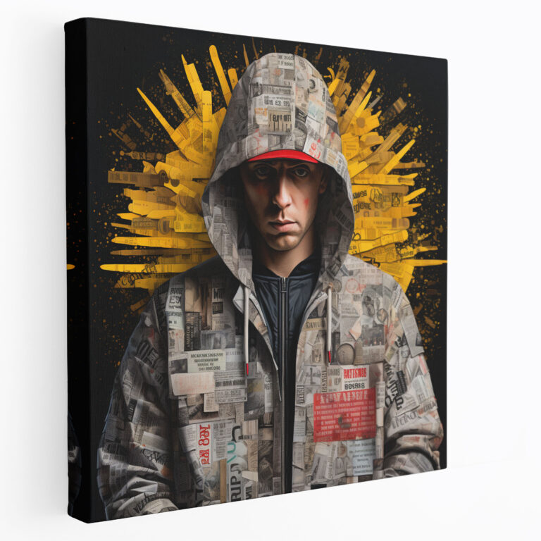 Eminem Canvas Print - Eminem, Wall Decoration, Music Lovers, Canvas Wall Art