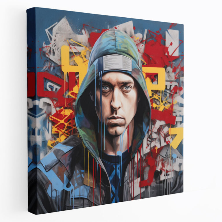 Eminem Canvas Print - Eminem, Canvas Wall Art, Contemporary Art Lovers, Wall Art
